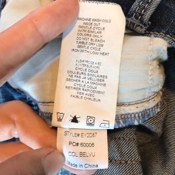 Anthro Level 99 Allie Raw Hem Mid-rise Jeans 25 - Picture 6 of 6